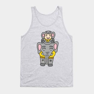 Fun elephant kid costume Tank Top